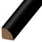 Standard Color Wood Black Quarter Round UV Coated 1
