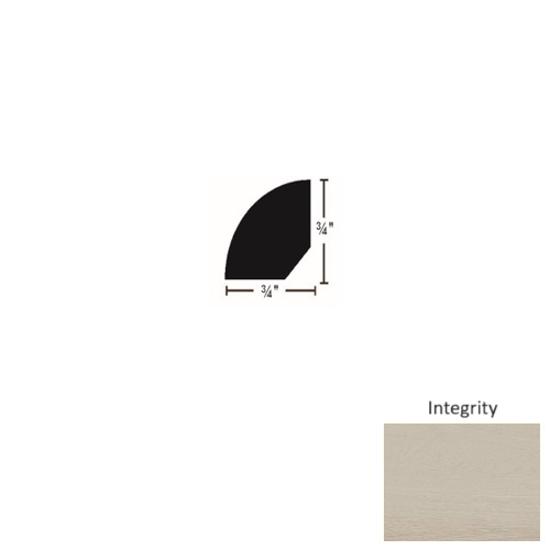 Genesis Authentics Integrity Luxury Vinyl Moulding / Trim - 94" Quarter Round