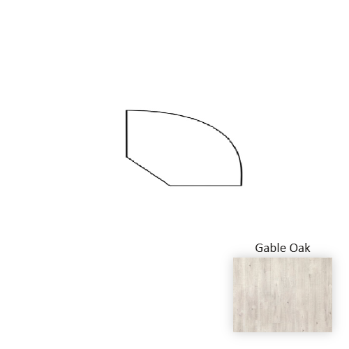 NatureTEK Plus Tilleto Gable Oak Laminate Wood Moulding / Trim - 94" Quarter Round