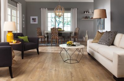 NatureTEK Select Reclaime Malted Tawny Oak Laminate Wood Plank Flooring - Textured