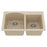 Quartz Composite Bisque Kitchen Sink Matte 2