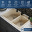 Quartz Composite Bisque Kitchen Sink Matte 8
