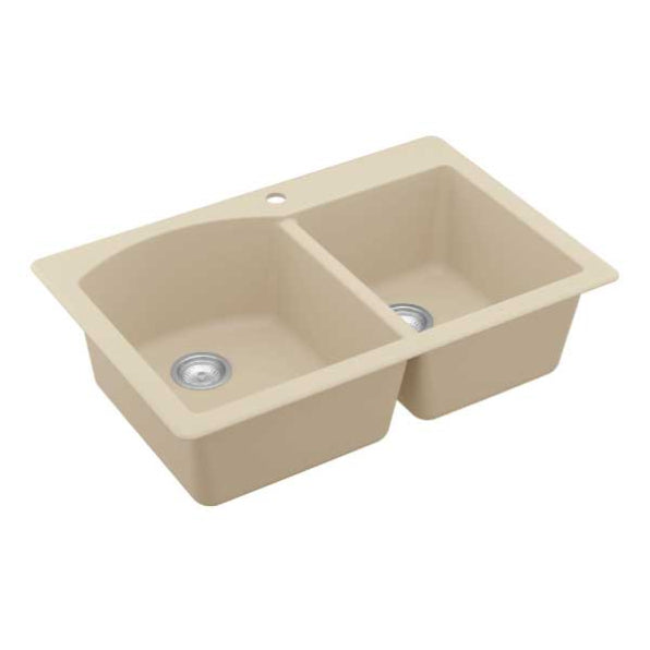 Quartz Composite Bisque Kitchen Sink Matte 2