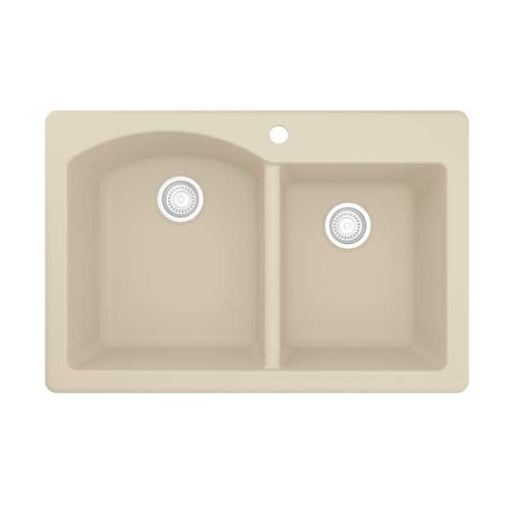 Quartz Composite Bisque Kitchen Sink Matte 1