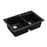 Quartz Composite Black Kitchen Sink Matte 2