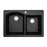 Quartz Composite Black Kitchen Sink Matte 1
