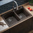 Quartz Composite Brown Kitchen Sink Matte 5