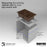Quartz Composite Brown Kitchen Sink Matte 9
