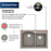 Quartz Composite Concrete Kitchen Sink Matte 4
