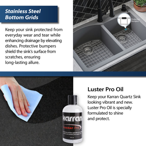 Quartz Composite Grey Kitchen Sink Matte 11