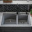Quartz Composite Grey Kitchen Sink Matte 6