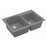 Quartz Composite Grey Kitchen Sink Matte 2