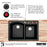 Quartz Composite Grey Kitchen Sink Matte 3