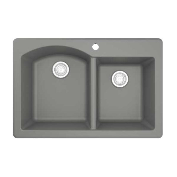 Quartz Composite Grey Kitchen Sink Matte 1