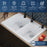 Quartz Composite White Kitchen Sink Matte 7