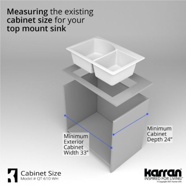 Quartz Composite White Kitchen Sink Matte 9