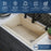 Quartz Composite Bisque Kitchen Sink Matte 8