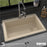 Quartz Composite Bisque Kitchen Sink Matte 5