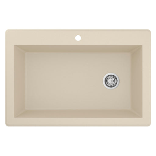 Quartz Composite Bisque Kitchen Sink Matte 1