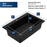Quartz Composite Black Kitchen Sink Matte 3