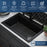 Quartz Composite Black Kitchen Sink Matte 8