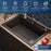 Quartz Composite Brown Kitchen Sink Matte 8