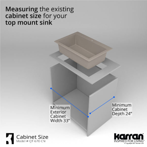 Quartz Composite Concrete Kitchen Sink Matte 9