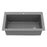Quartz Composite Grey Kitchen Sink Matte 2