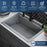 Quartz Composite Grey Kitchen Sink Matte 8