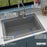 Quartz Composite Grey Kitchen Sink Matte 6