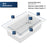 Quartz Composite White Kitchen Sink Matte 3