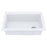 Quartz Composite White Kitchen Sink Matte 2
