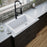 Quartz Composite White Kitchen Sink Matte 5