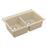 Quartz Composite Bisque Kitchen Sink Matte 2