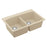 Quartz Composite Bisque Kitchen Sink Matte 2