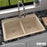 Quartz Composite Bisque Kitchen Sink Matte 5