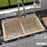 Quartz Composite Bisque Kitchen Sink Matte 6