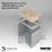 Quartz Composite Bisque Kitchen Sink Matte 9