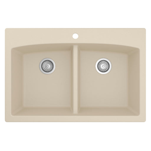 Quartz Composite Bisque Kitchen Sink Matte 1