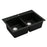 Quartz Composite Black Kitchen Sink Matte 2