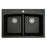 Quartz Composite Black Kitchen Sink Matte 1