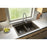 Quartz Composite Brown Kitchen Sink Matte 4