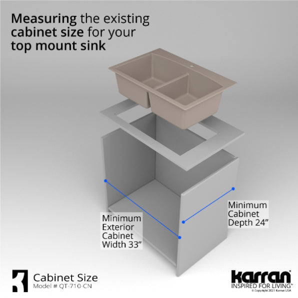 Quartz Composite Concrete Kitchen Sink Matte 9