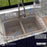 Quartz Composite Concrete Kitchen Sink Matte 6