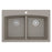 Quartz Composite Concrete Kitchen Sink Matte 1