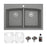 Quartz Composite Grey Kitchen Sink Matte 1