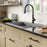 Quartz Composite Grey Kitchen Sink Matte 5