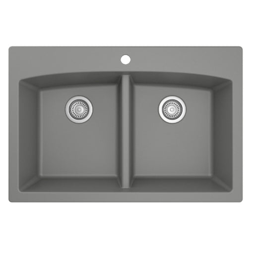 Quartz Composite Grey Kitchen Sink Matte 1