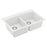 Quartz Composite White Kitchen Sink Matte 2