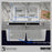 Quartz Composite White Kitchen Sink Matte 8